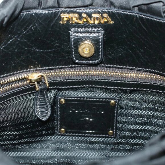 PRADA Shoulder Bag Nylon Black - Picture 14 of 16